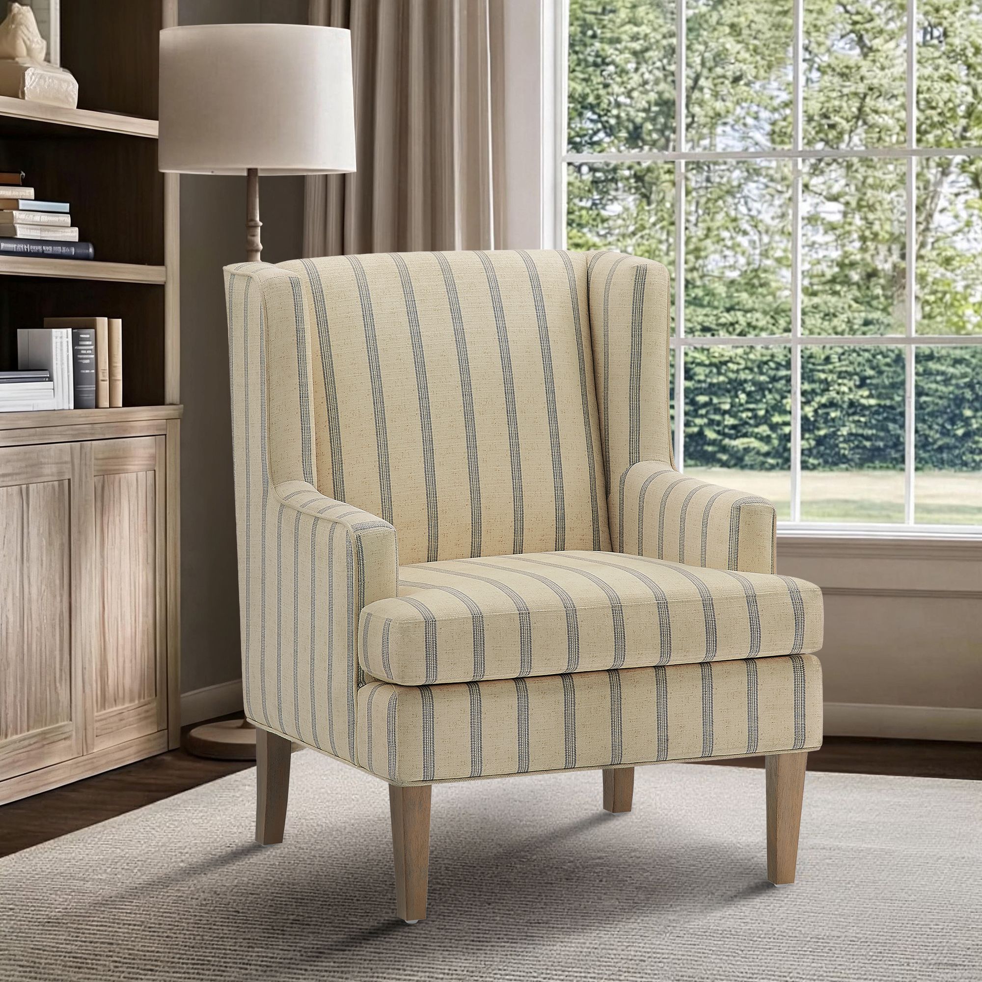 Decker Wingback Armchair