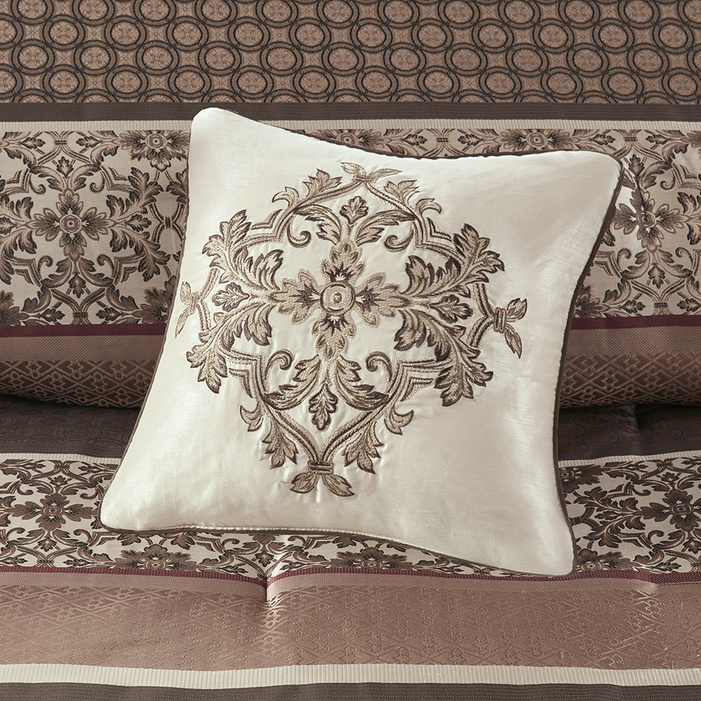 Princeton 7 Piece Jacquard Comforter Set