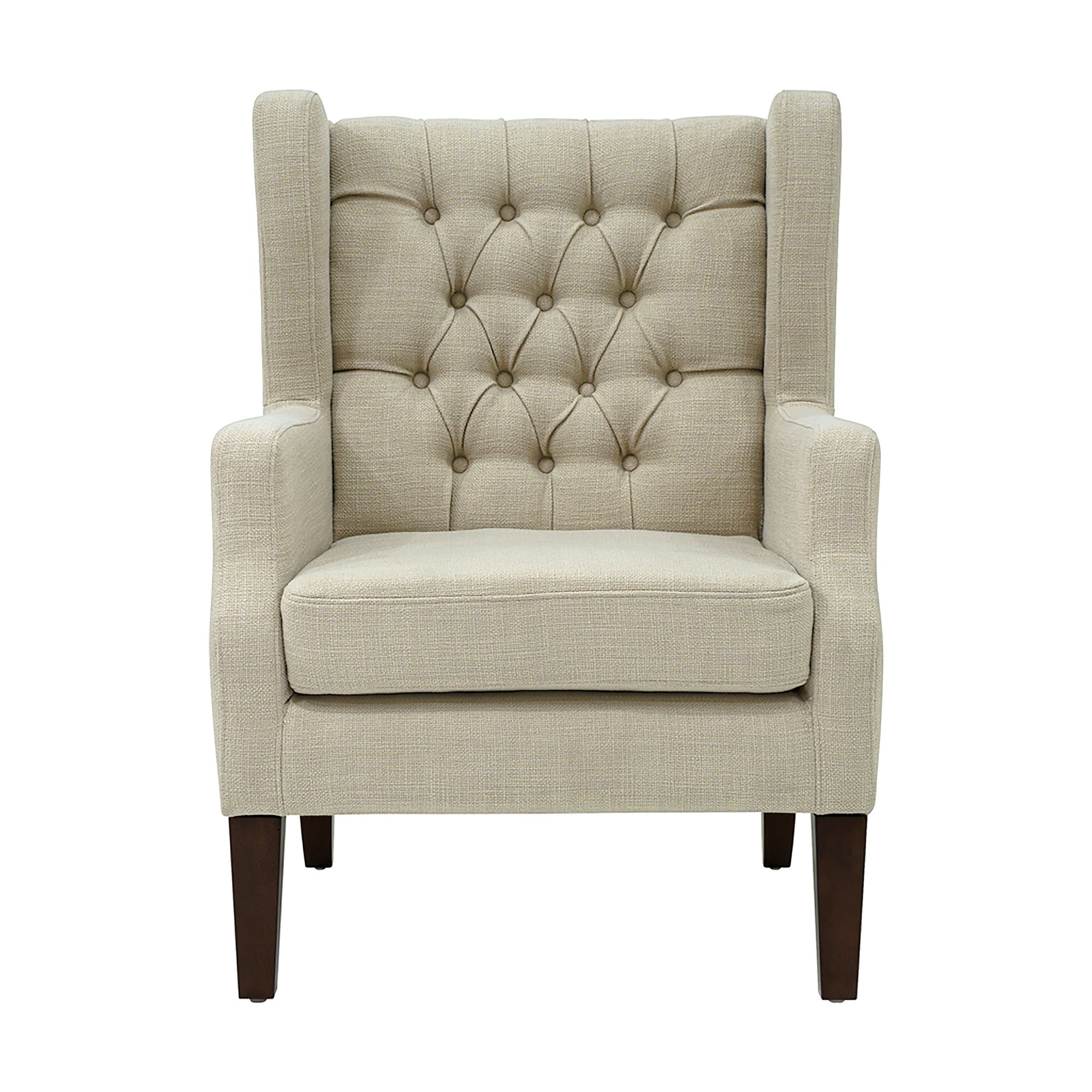 Maxwell Button Tufted Wing Chair