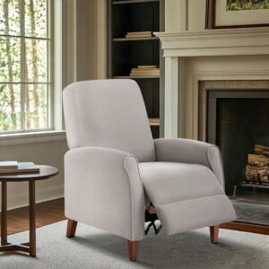 Marena Upholstered Manual Push Back Recliner from Madison Park in Grey. Marena Upholstered Manual Push Back Recliner from Madison Park in Grey. Marena Upholstered Manual Push Back Recliner from Madison Park in Grey. Marena Upholstered Manual Push Back Recliner from Madison Park in Grey. Marena Upholstered Manual Push Back Recliner from Madison Park in Grey.