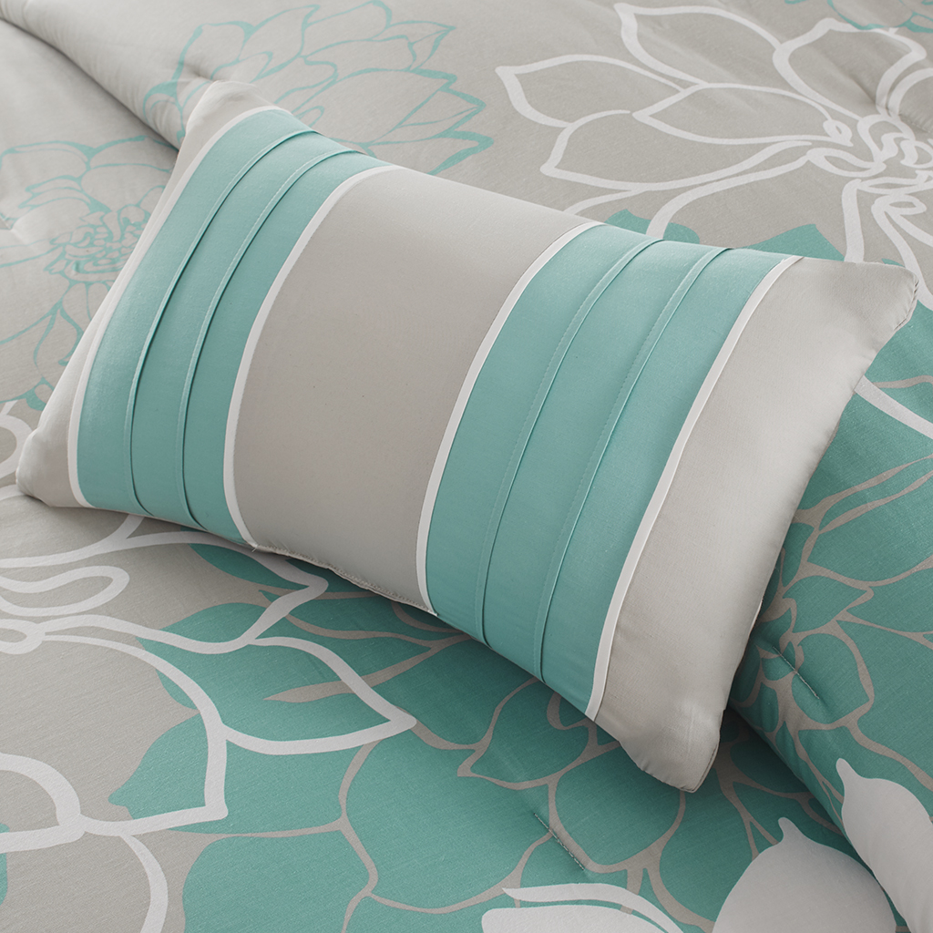 Lola Printed Cotton Sateen Comforter Set