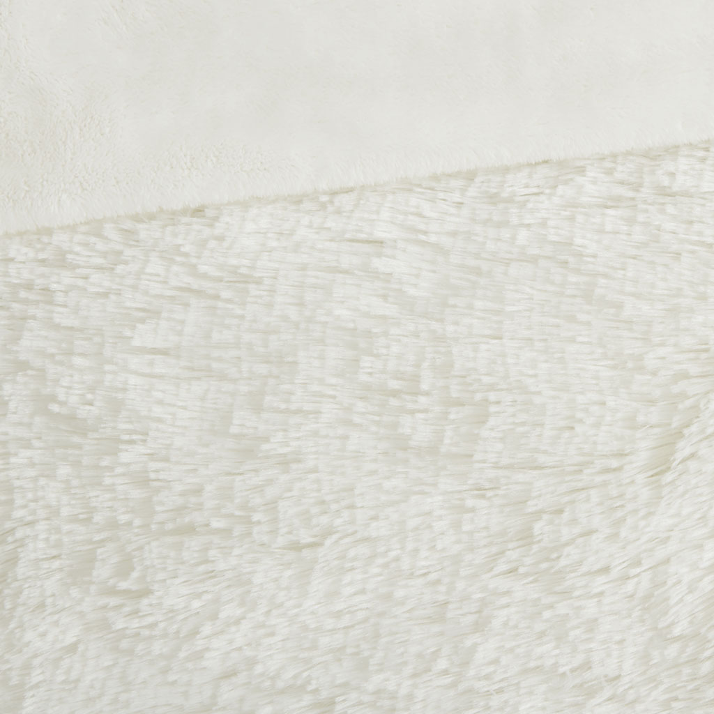 Malea Shaggy Fur Duvet Cover Set