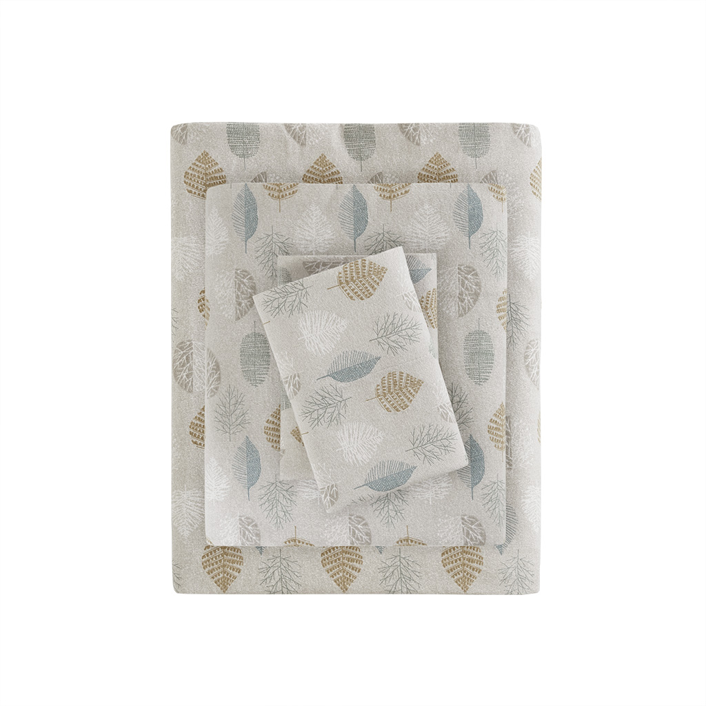 Cozy Cotton Flannel Printed Sheet Set
