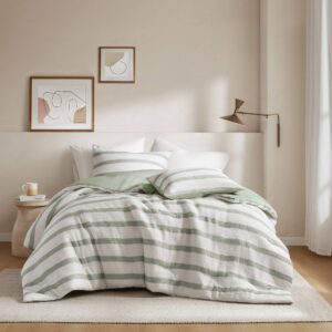 Merritt Yarn-dyed Striped Comforter from Super Listing in  Sage Green. Merritt Yarn-dyed Striped Comforter from Super Listing in  Sage Green. Merritt Yarn-dyed Striped Comforter from Super Listing in  Sage Green. Merritt Yarn-dyed Striped Comforter from Super Listing in  Sage Green. Merritt Yarn-dyed Striped Comforter from Super Listing in  Sage Green.