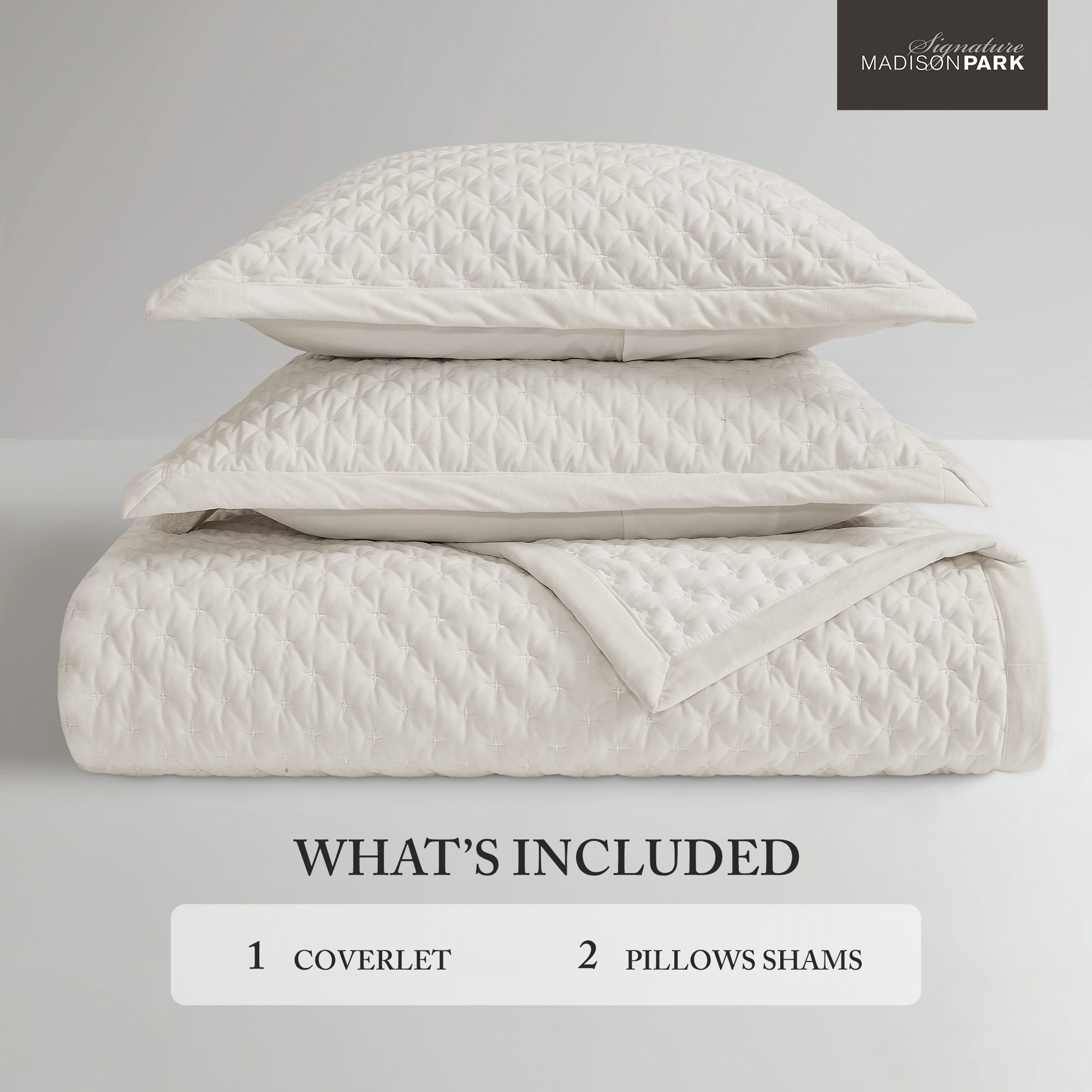 Charleston Velvet Coverlet Mini Set