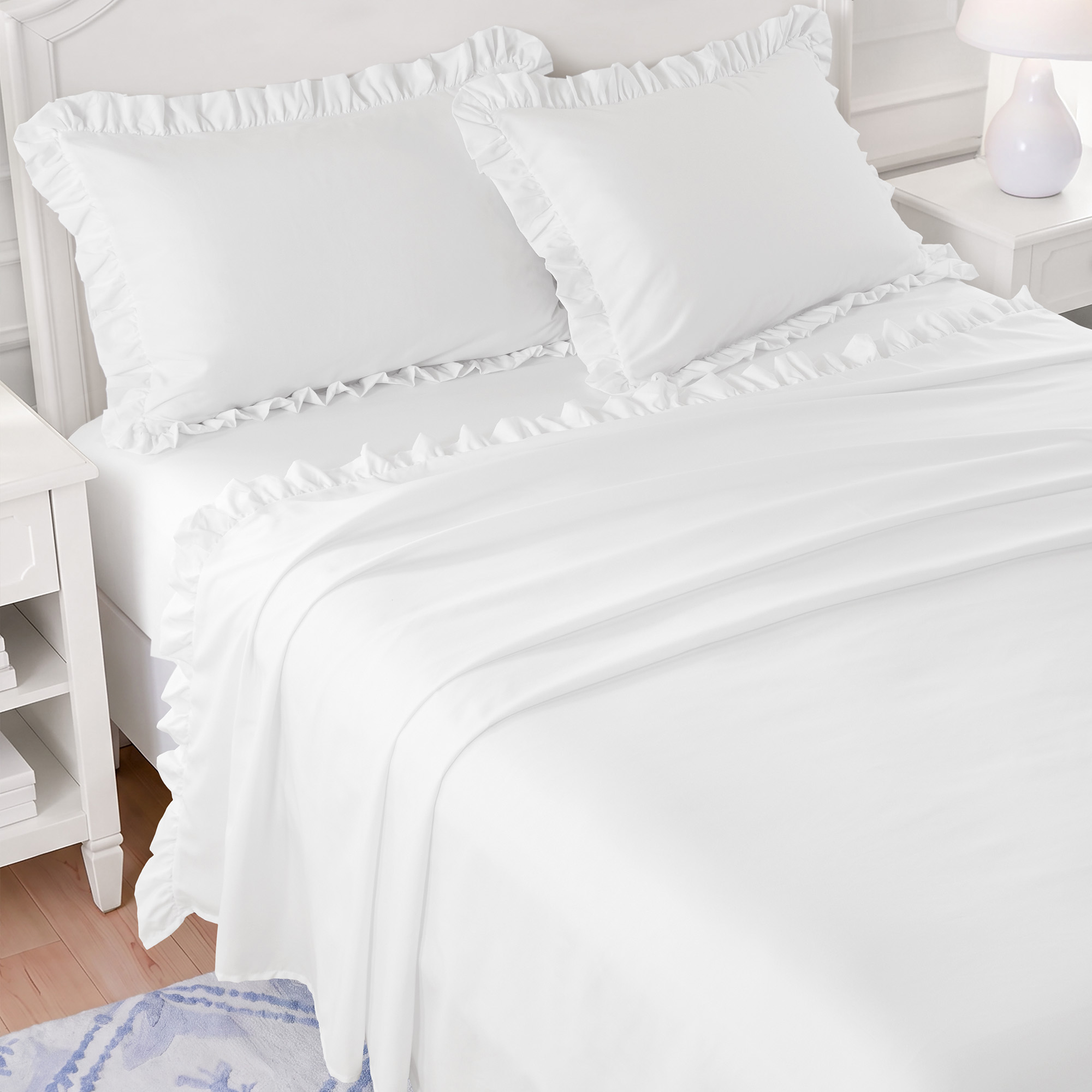 Microfiber Ruffle Sheets