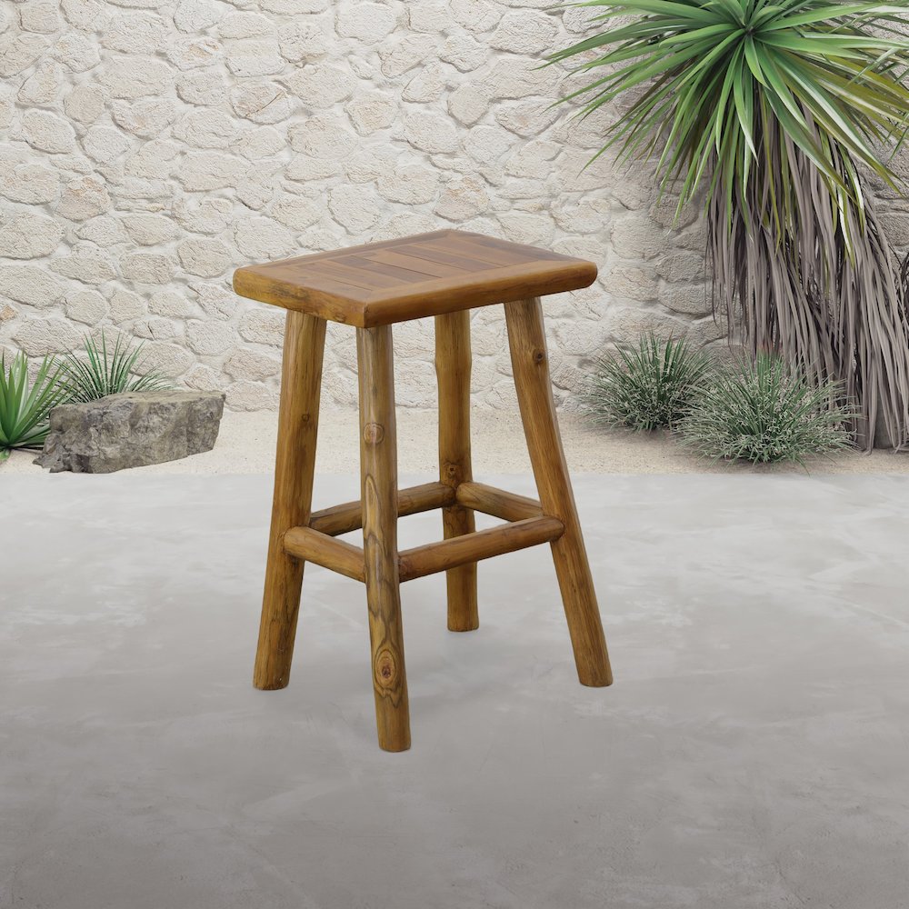 Adirondack Teak Bar Stool