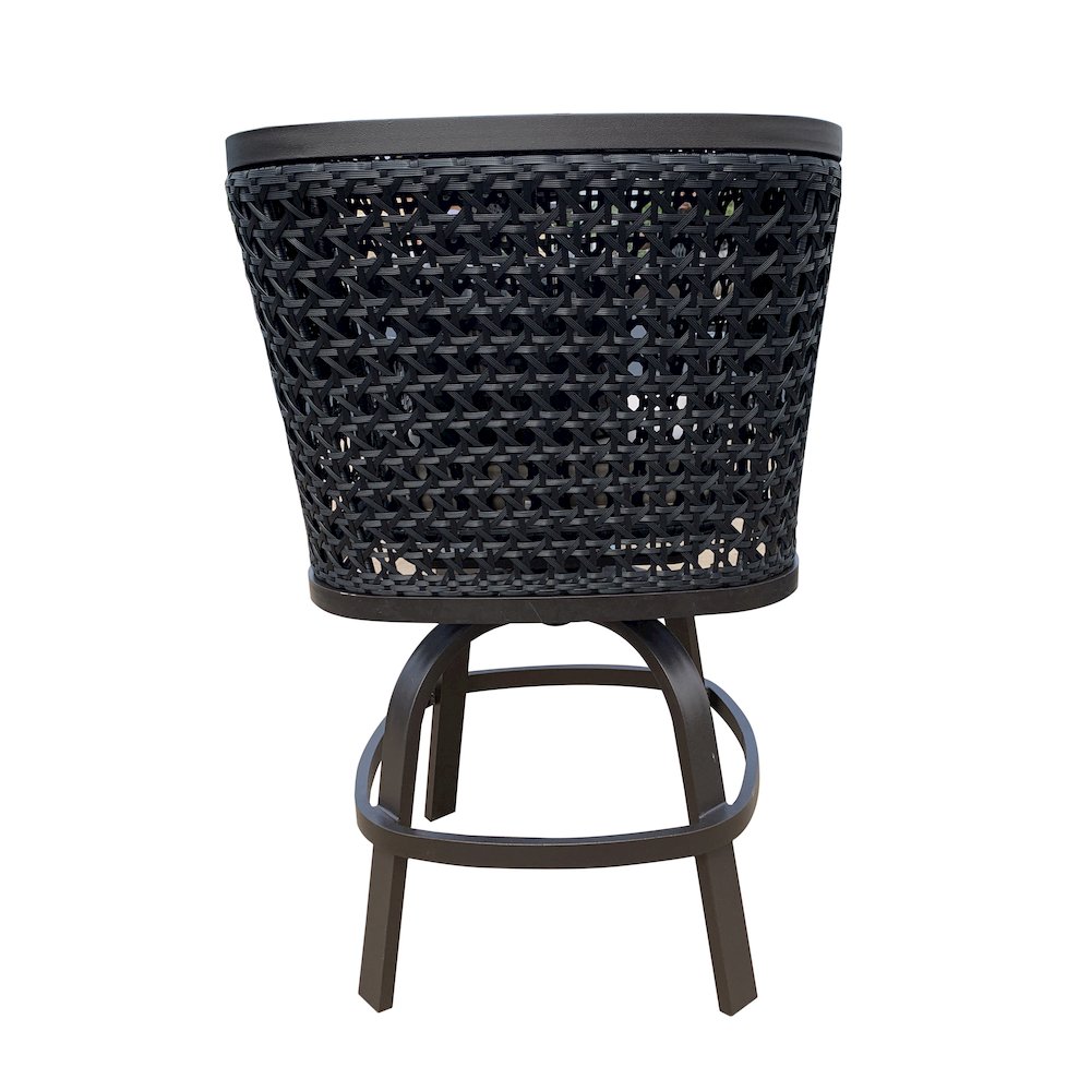 Monterey Bar Stool Chair with Cushion and pillow