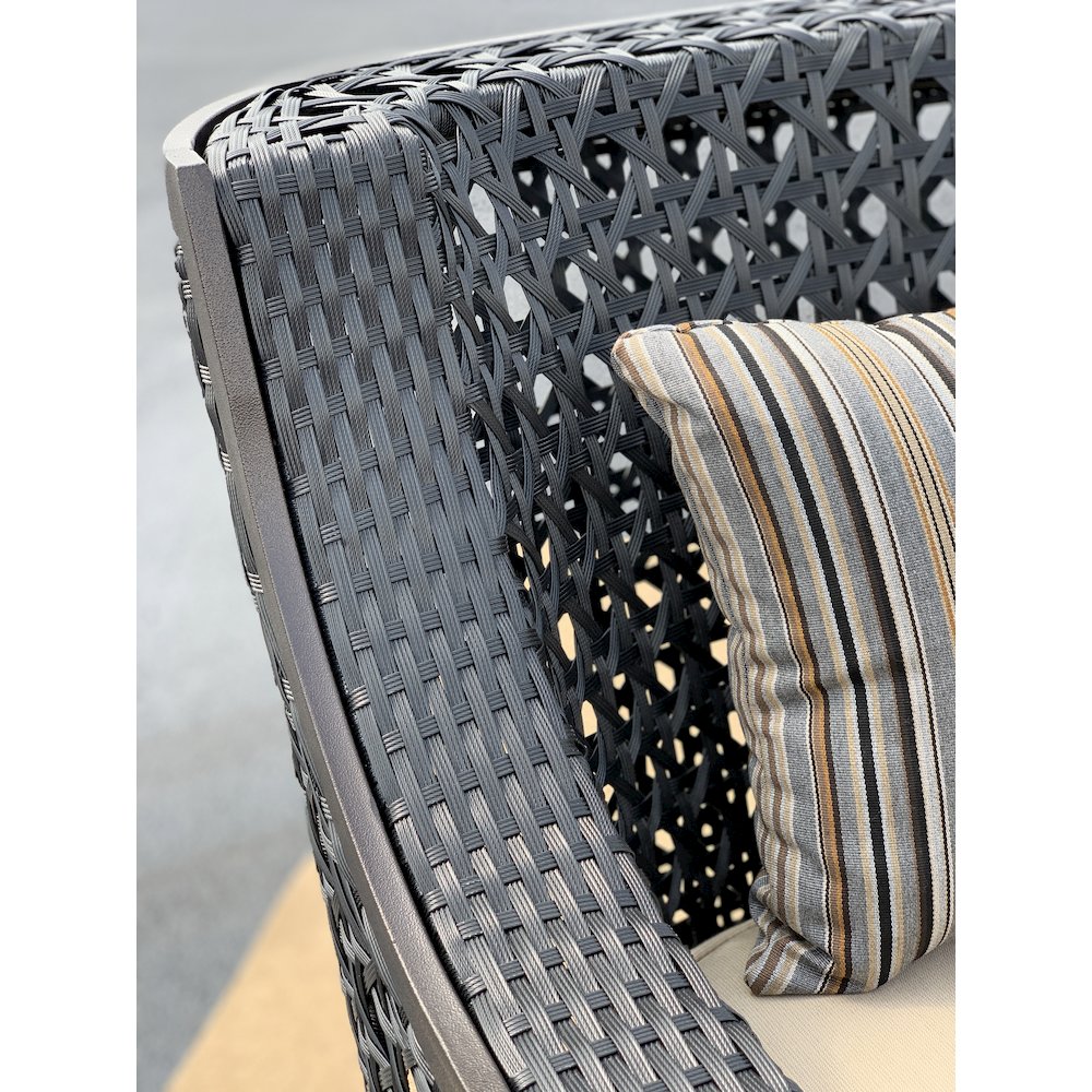 Monterey Bar Stool Chair with Cushion and pillow