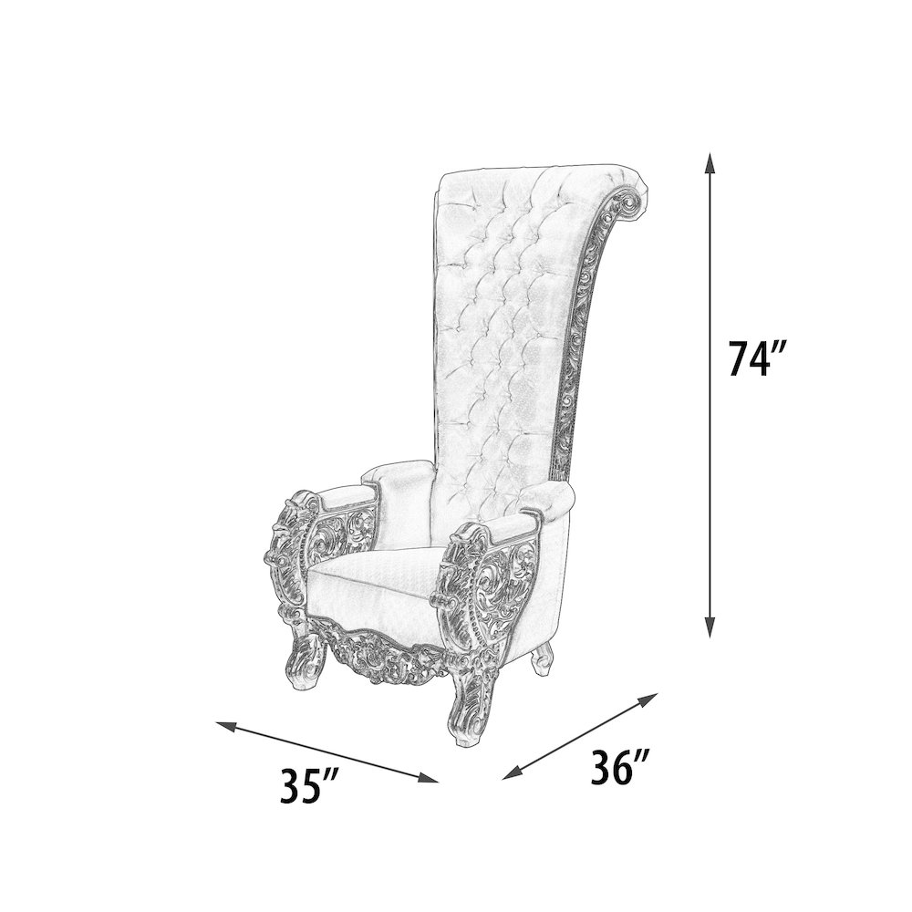Palace Platine High Back Chair – Platine