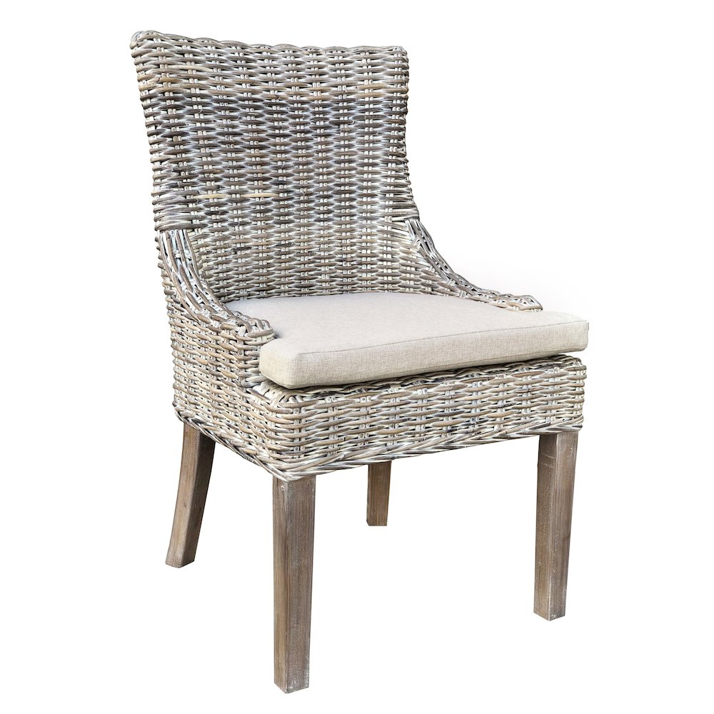 Alfresco Dining Chair Kuba Weave Savannah Wash