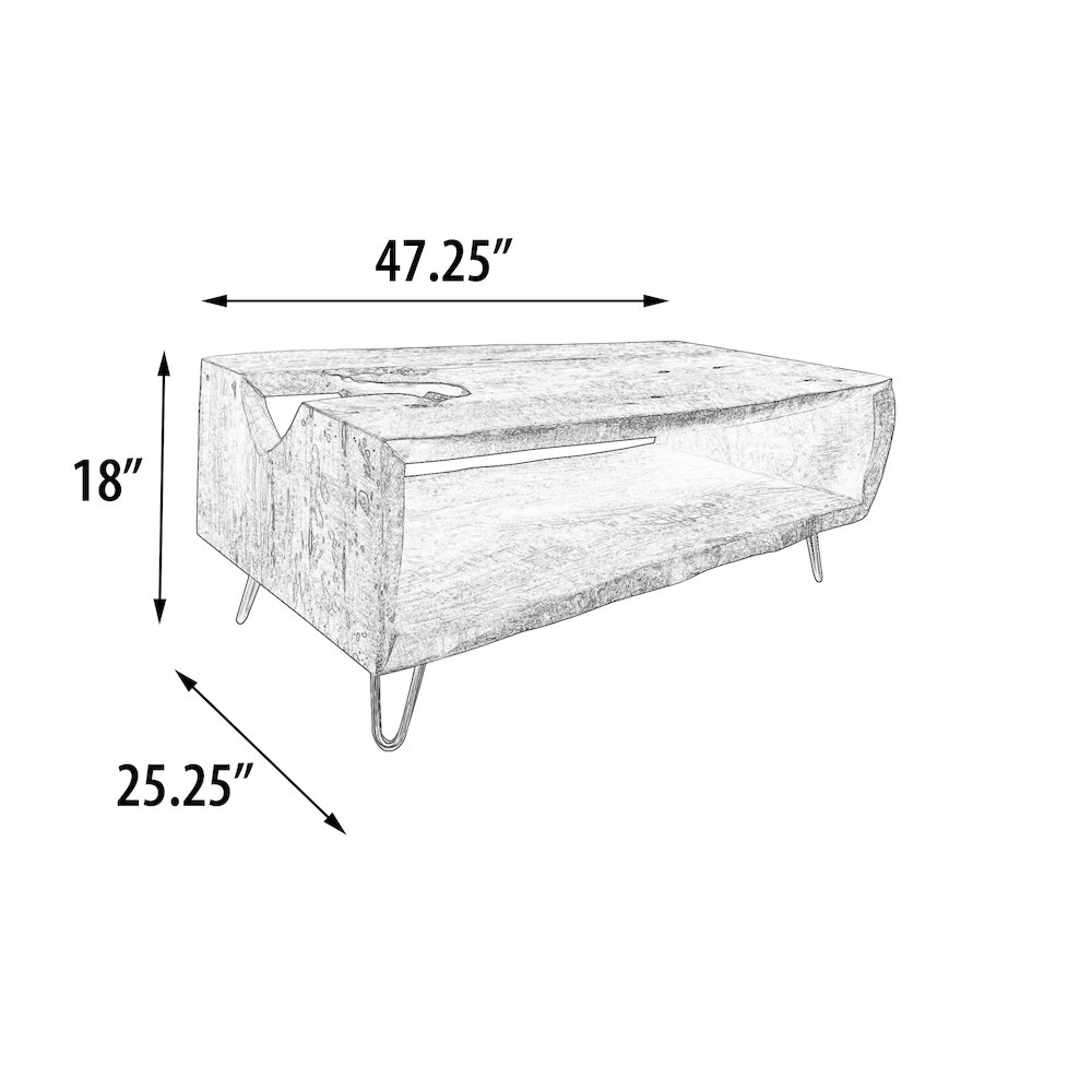 Coffee Table Natural Mango