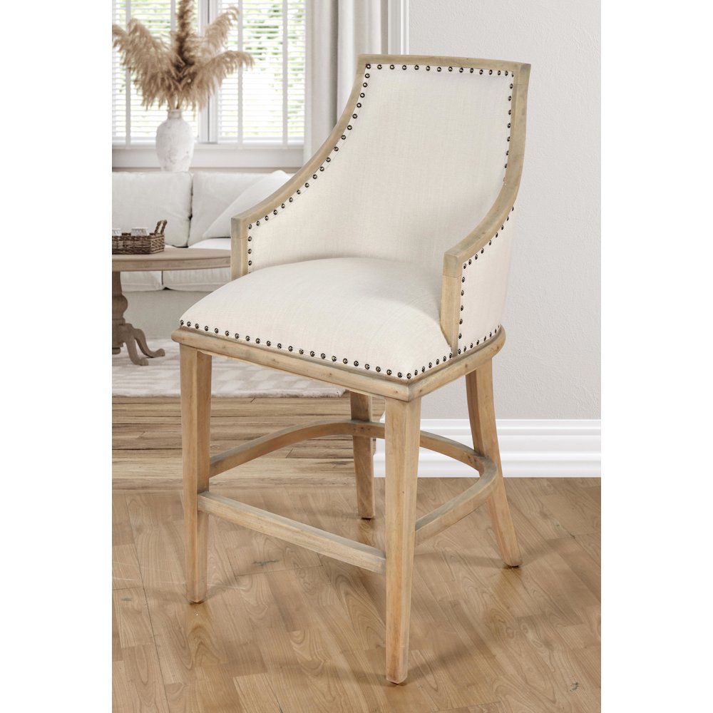 Farmhouse Barrel Counter Stool