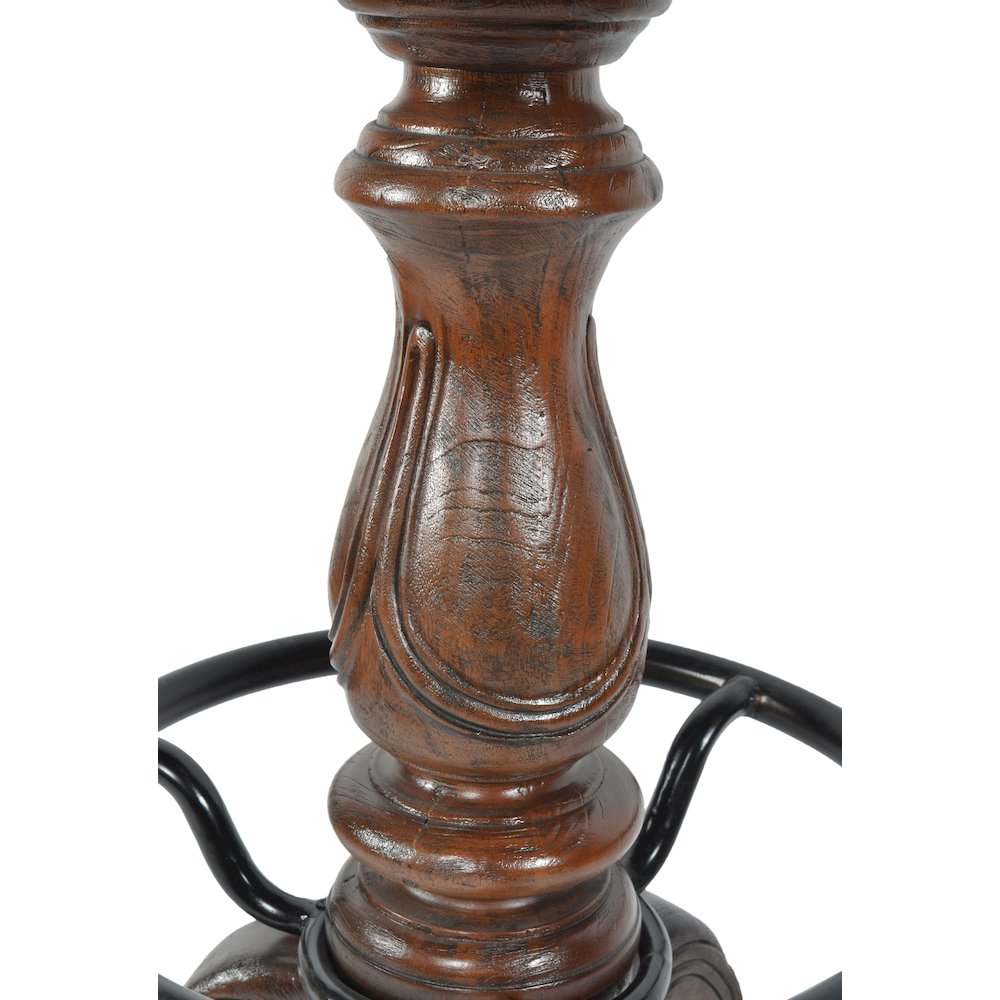 Church Street Leather Bar Height Stool