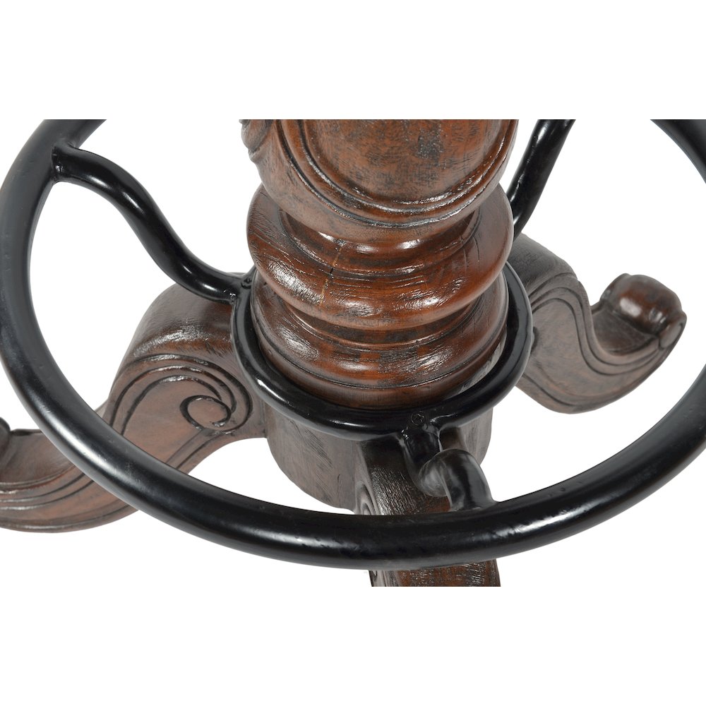 Church Street Leather Bar Height Stool