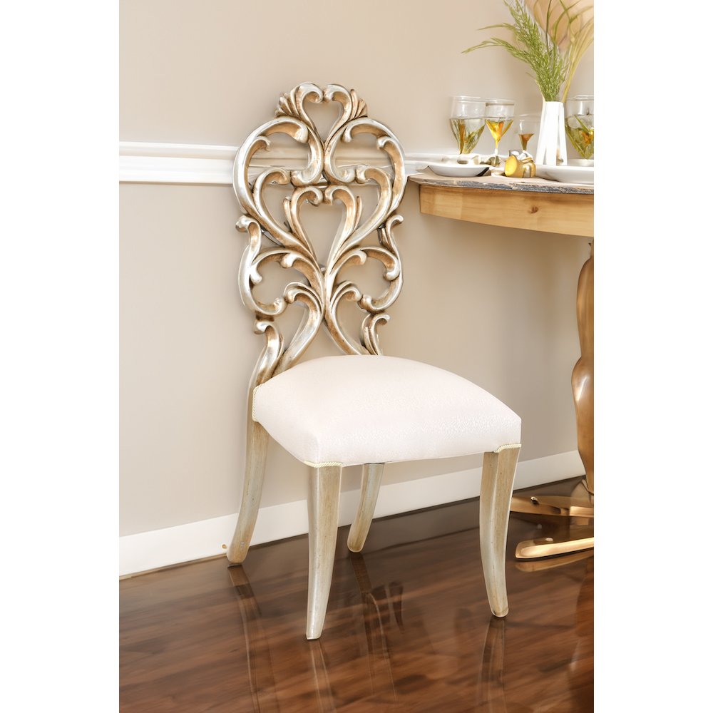 Palace Platine Cream Side Chair