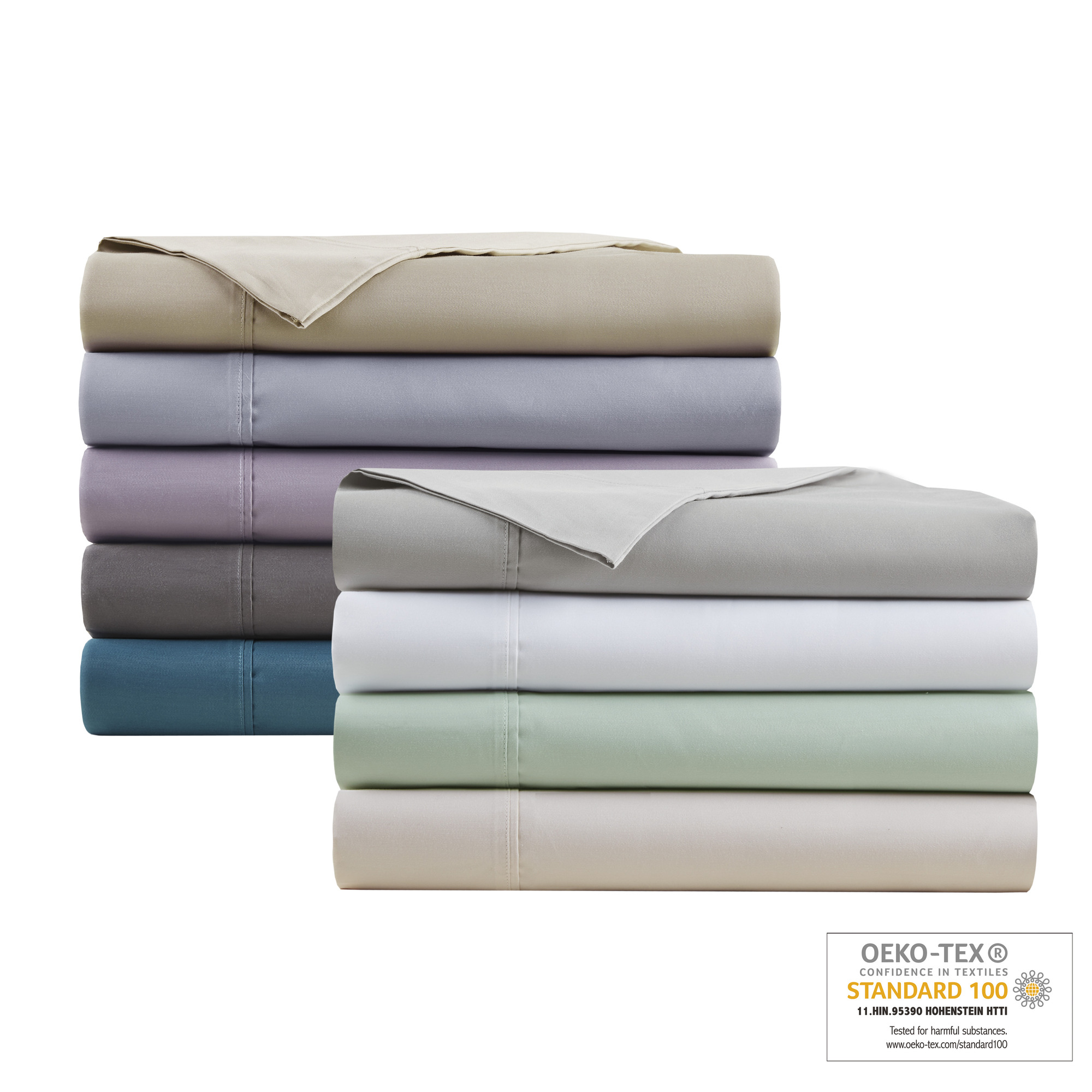 600 Thread Count Cooling Cotton Blend 4 PC Sheet Set