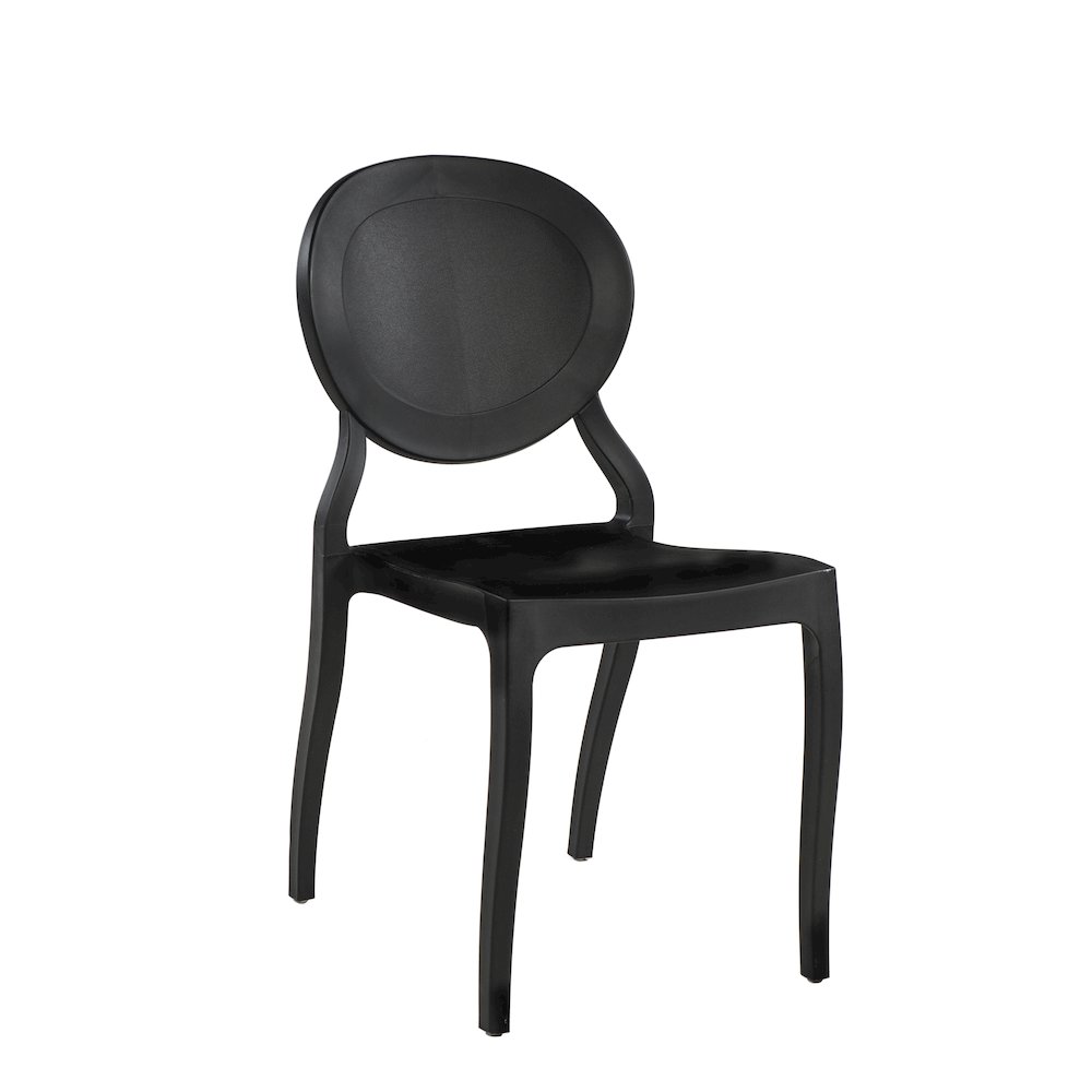 Commerical Seating Products Black Emma Armless Chairs