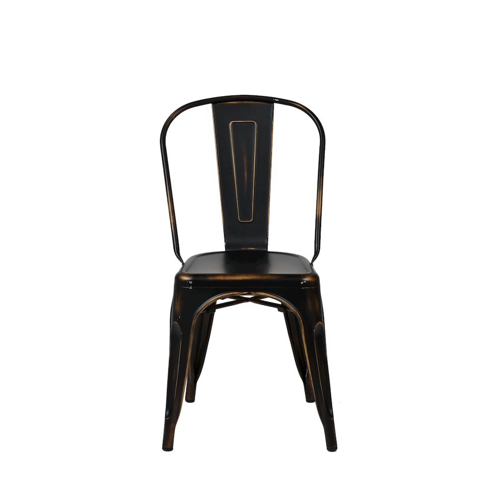 Commerical Seating Products Oscar Antique Black Dining Chairs