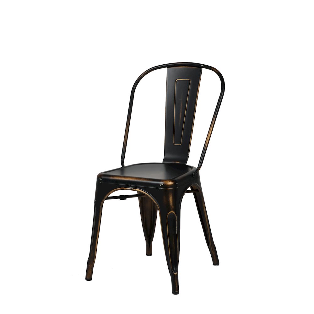 Commerical Seating Products Oscar Antique Black Dining Chairs
