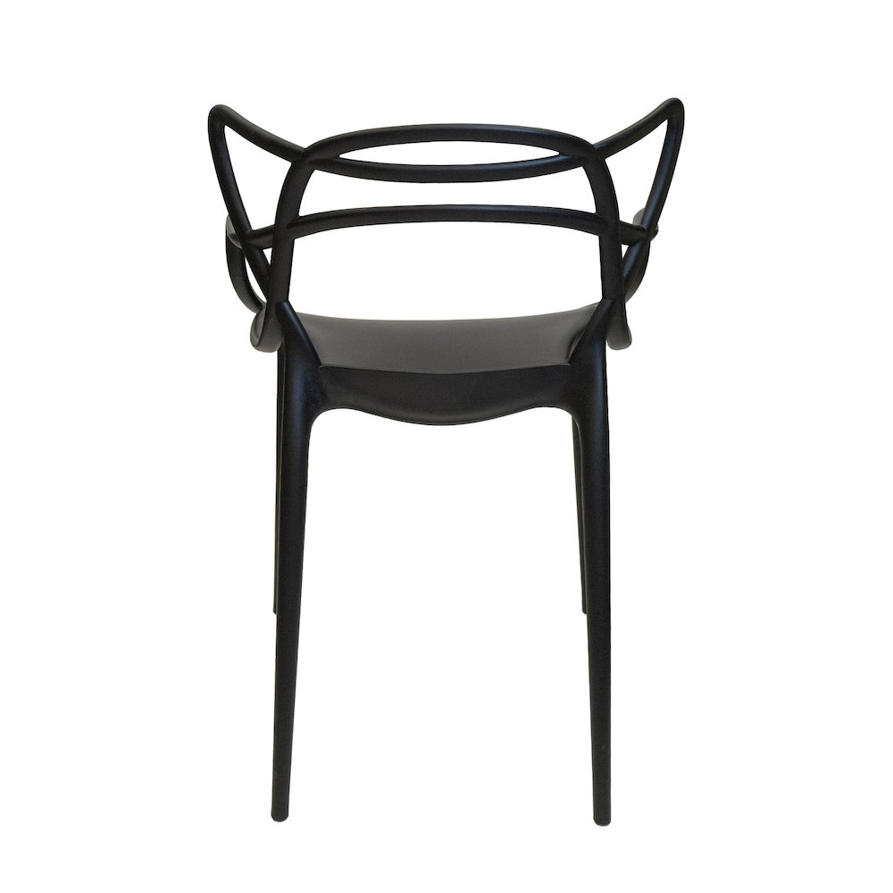 Set Of 5 Kids David Side Chair – Black