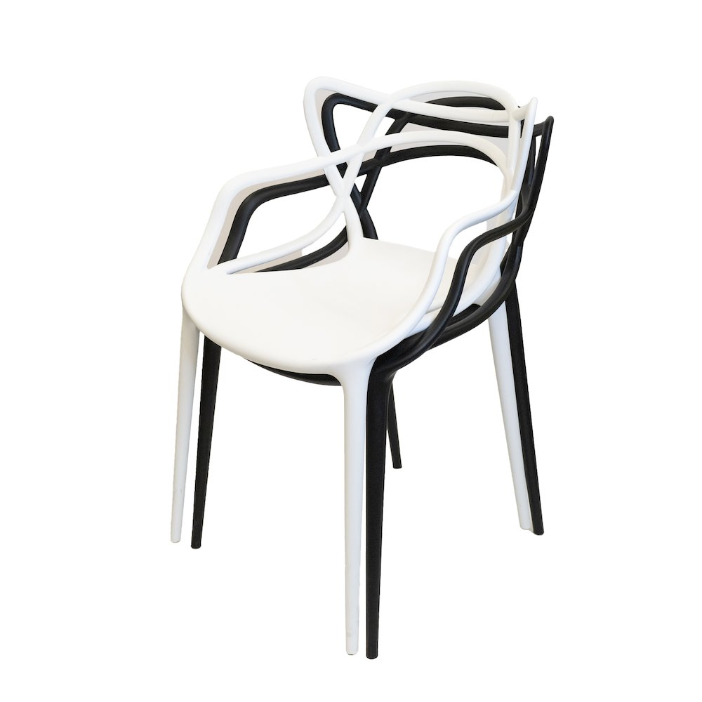 Set Of 5 Kids David Side Chair – Black