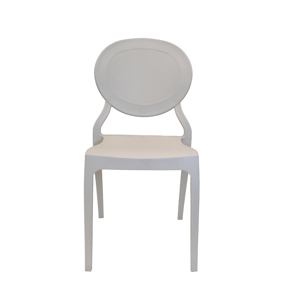 Commerical Seating Products White Emma Armless Chairs