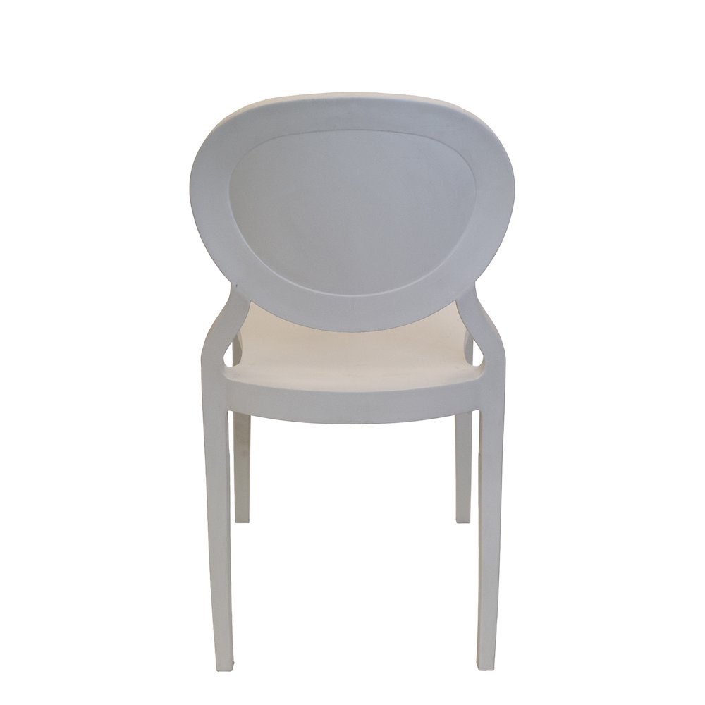 Commerical Seating Products White Emma Armless Chairs