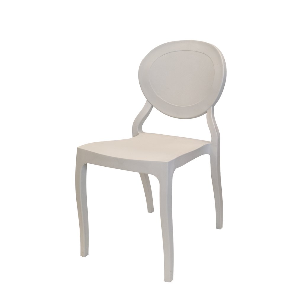 Commerical Seating Products White Emma Armless Chairs