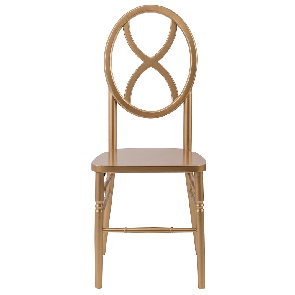 Commerical Seating Products Sandglass Gold Wood Chairs