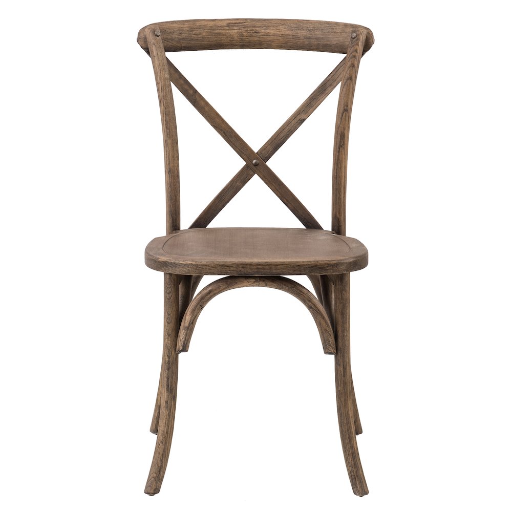 Commerical Seating Products Dark Walnut Crossback Dining Chairs
