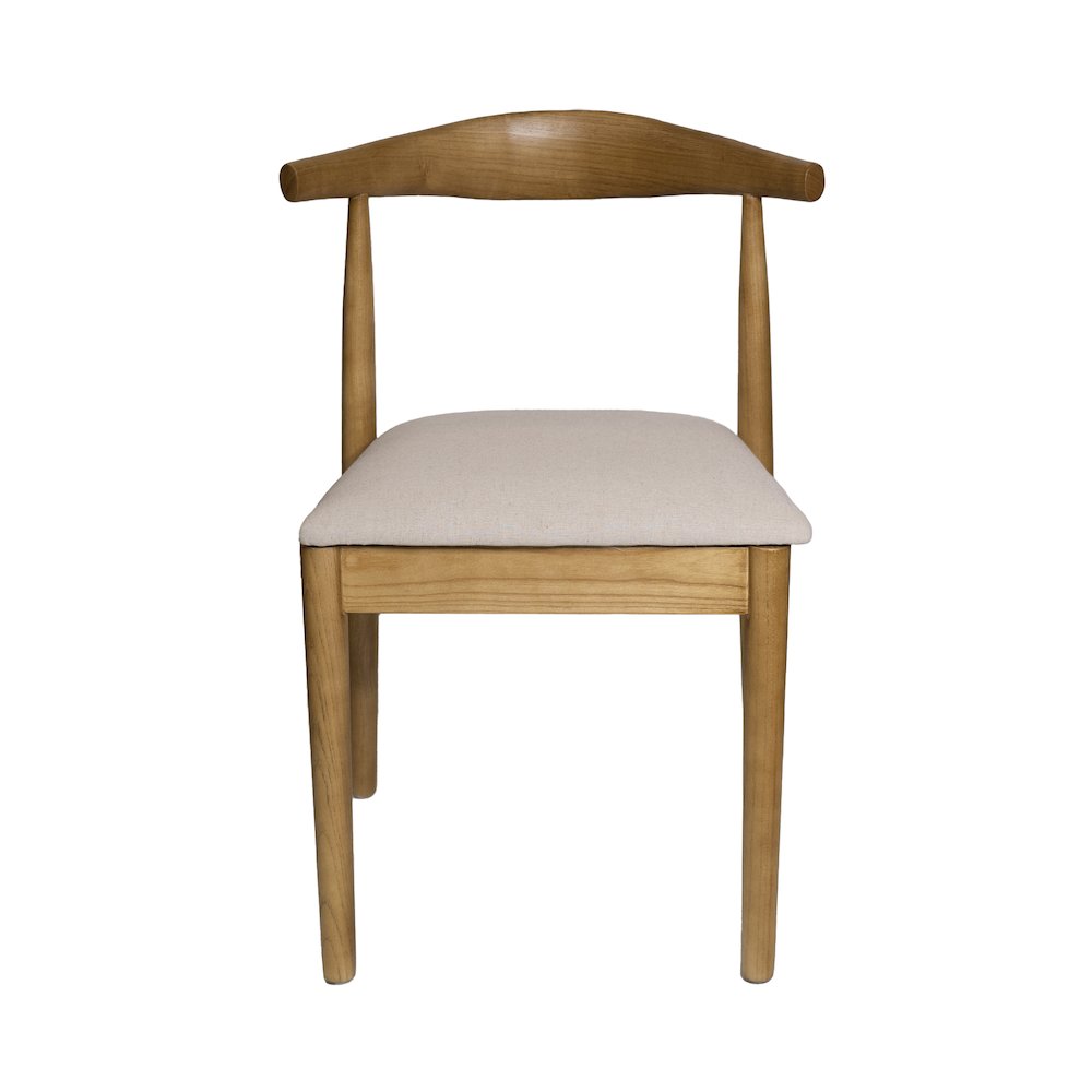 Commerical Seating Products Mid Century Café Dark Walnut Dining Chairs