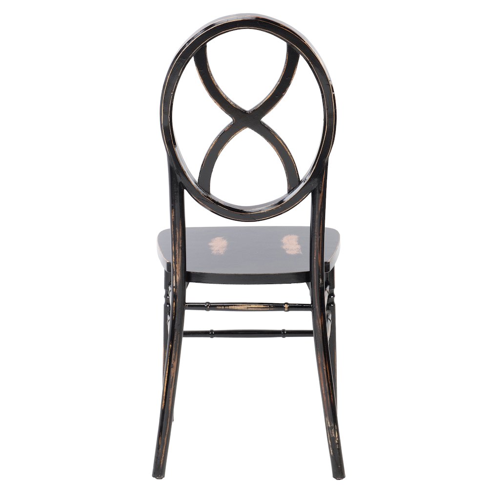 Commerical Seating Products Diamond Lime Black Wash Wood Chairs