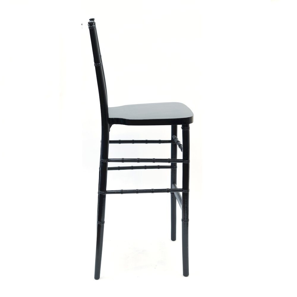 Commerical Seating Products European Black Wood Dining Bar Stool Chairs