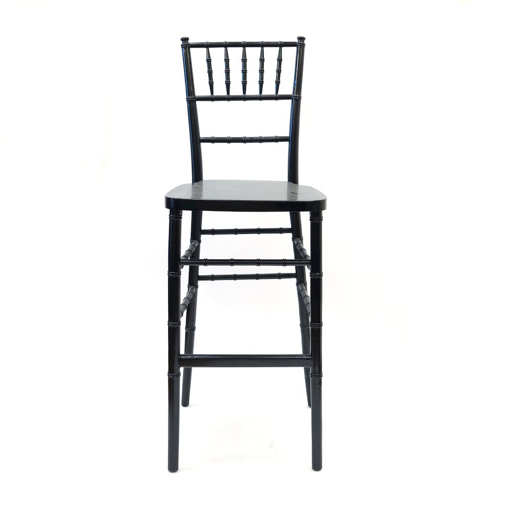 Commerical Seating Products European Black Wood Dining Bar Stool Chairs