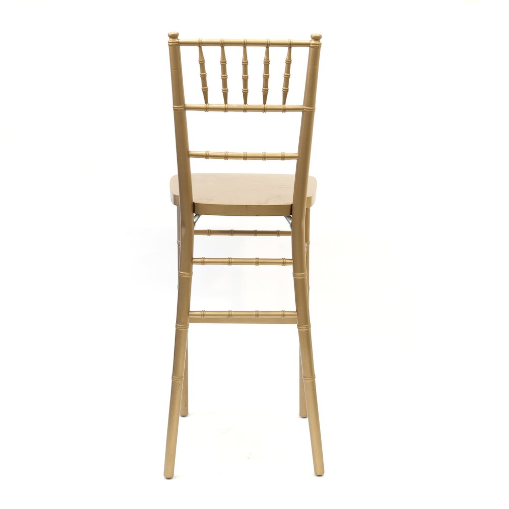 Commerical Seating Products European Gold Wood Dining Bar Stool Chairs