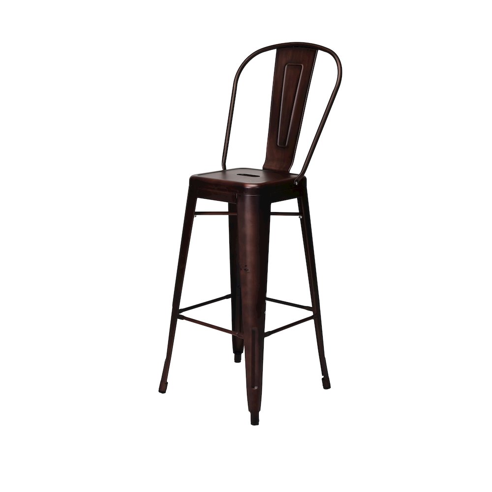 Commerical Seating Products Oscar Rose Gold Dining Bar Stool Chairs