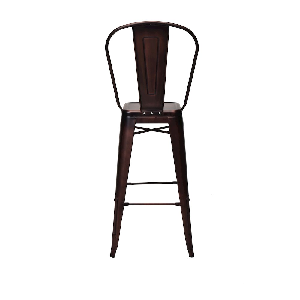 Commerical Seating Products Oscar Rose Gold Dining Bar Stool Chairs