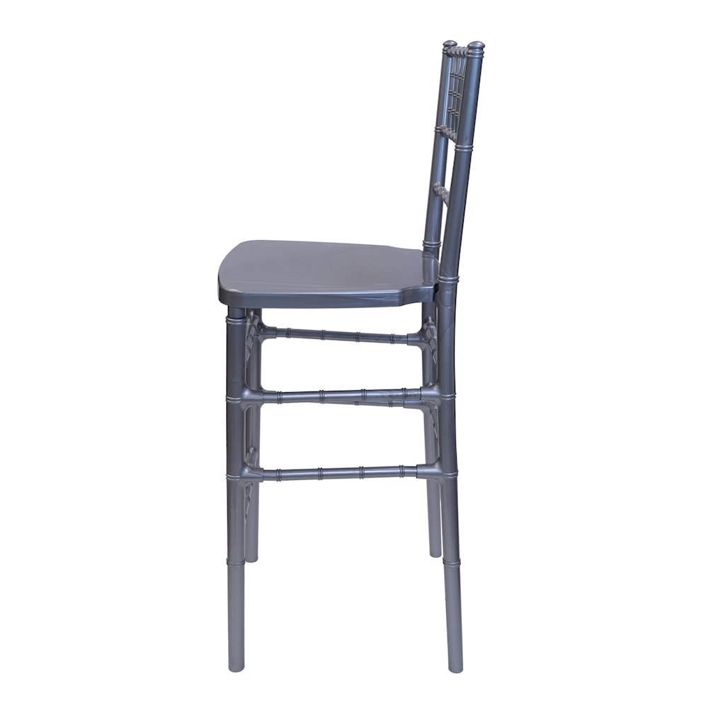 Commercial Seating Products Chiavari Barstool In Silver