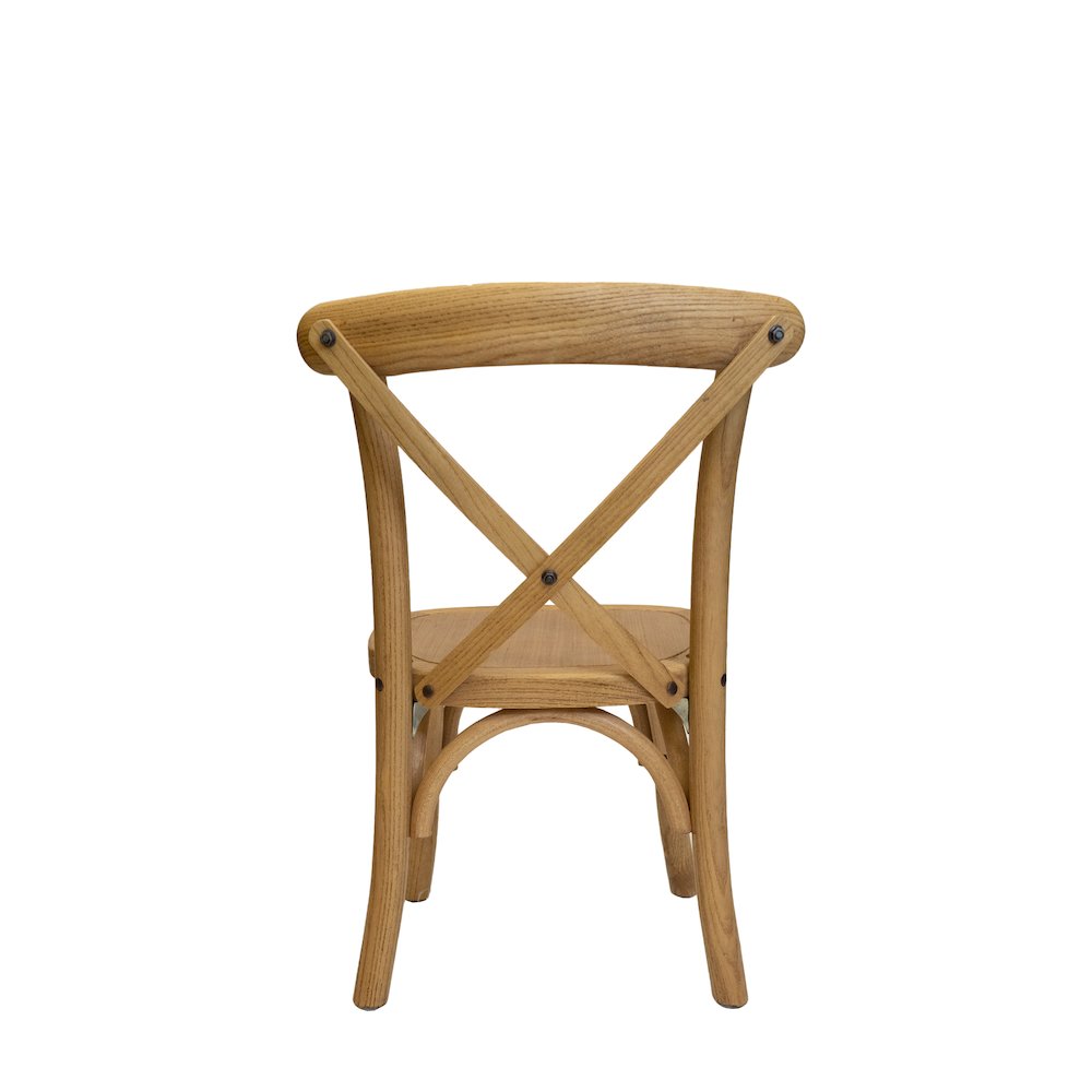 Commerical Seating Products Kids Tinted Raw Crossback Chairs
