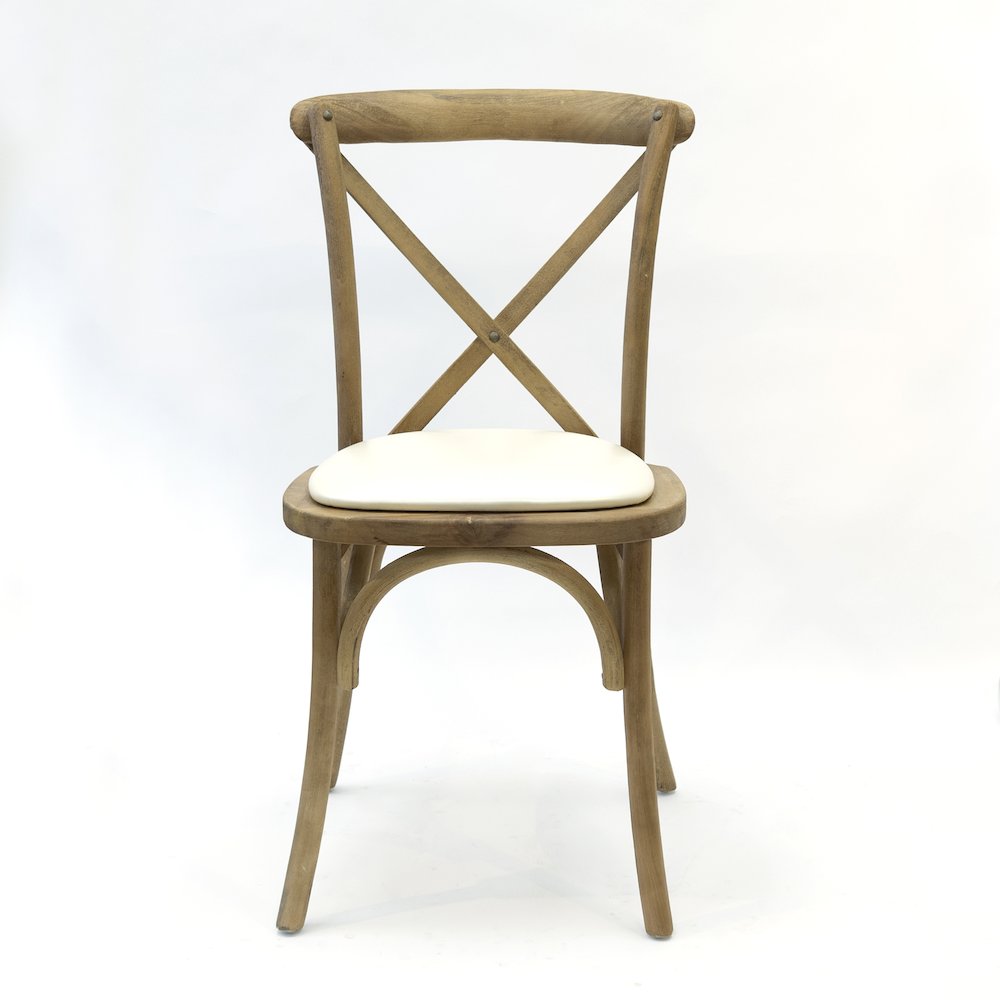 Commerical Seating Products Antique Fruitwood Crossback Dining Chairs
