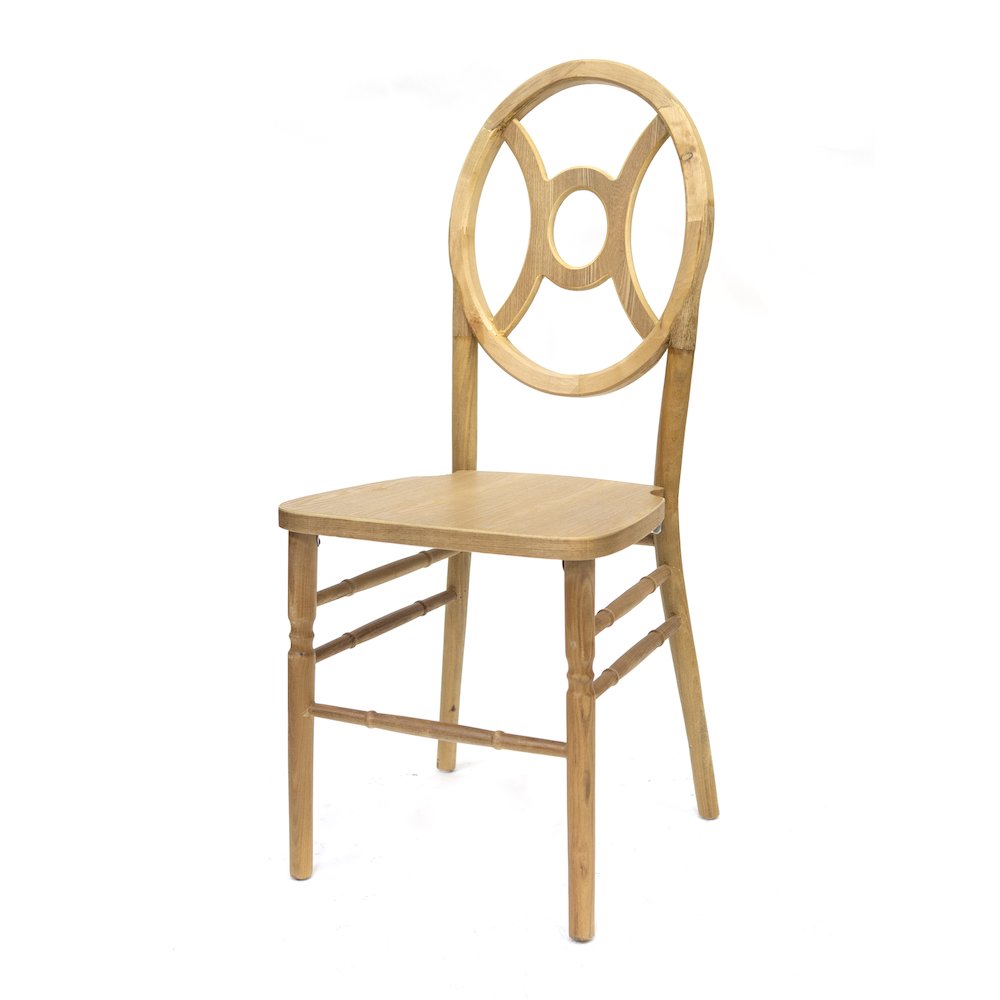 Commerical Seating Products Twin Tinted Raw Wood Chairs