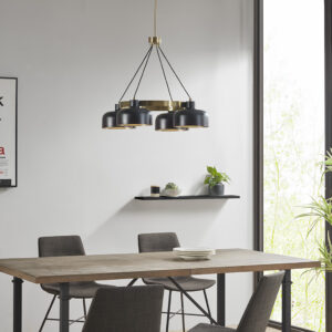 Abbott 4-Light Metal Shade Chandelier from INK+IVY in Black/Gold. Abbott 4-Light Metal Shade Chandelier from INK+IVY in Black/Gold. Abbott 4-Light Metal Shade Chandelier from INK+IVY in Black/Gold. Abbott 4-Light Metal Shade Chandelier from INK+IVY in Black/Gold. Abbott 4-Light Metal Shade Chandelier from INK+IVY in Black/Gold.