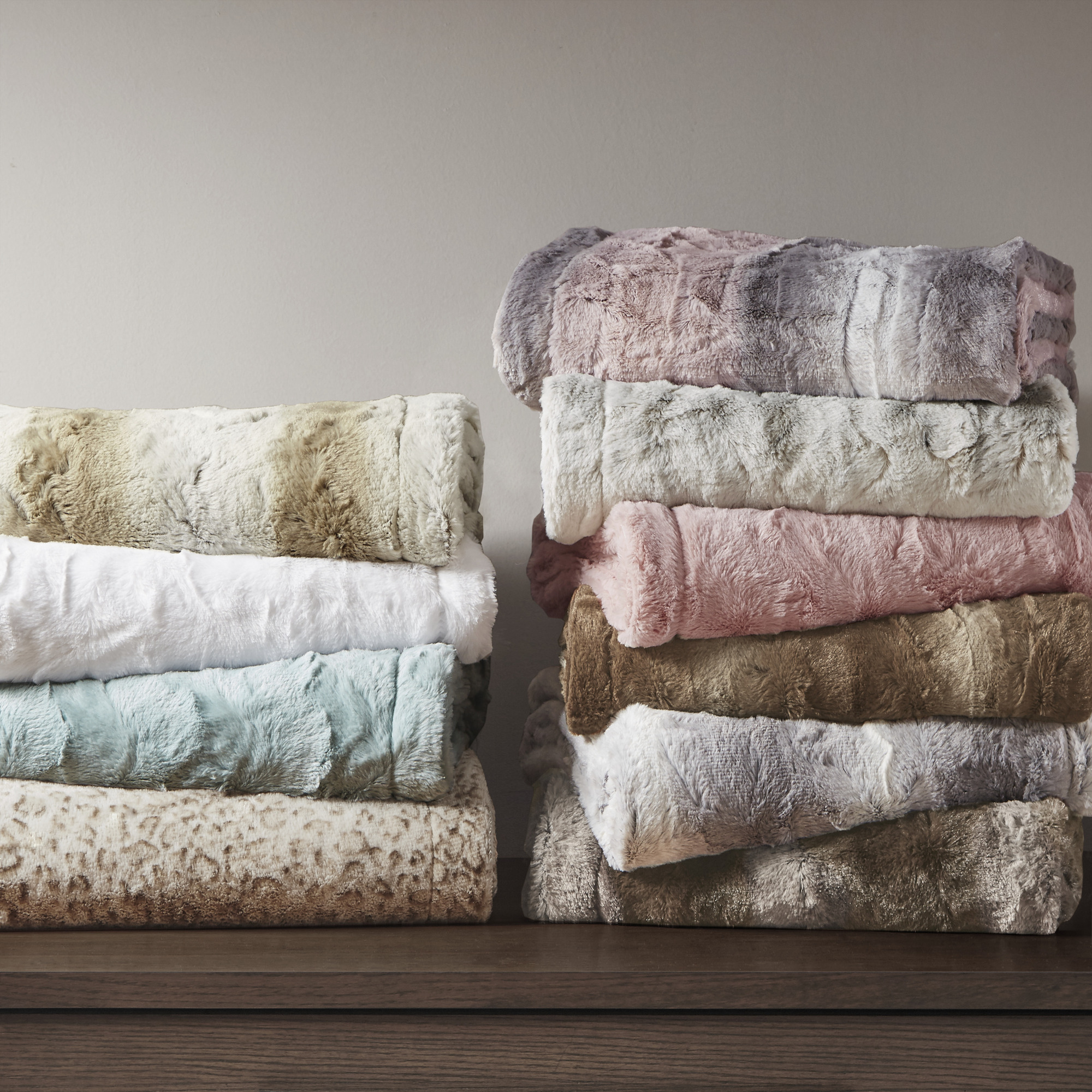 Zuri Faux Fur Throw