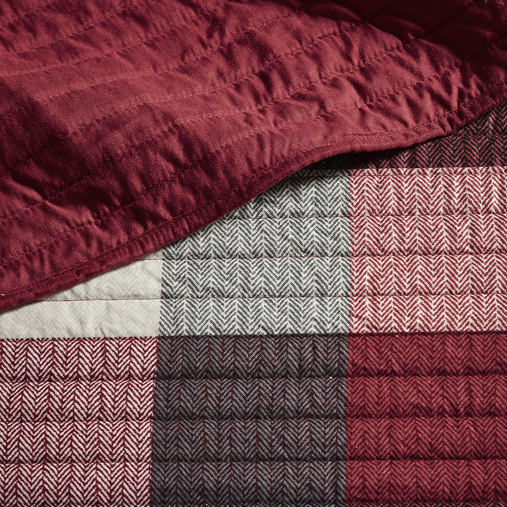 Ridge 6 Piece Reversible Plaid Daybed Cover Set