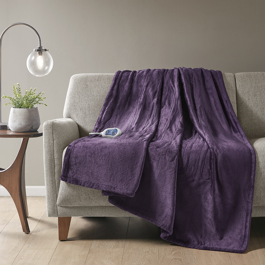 Plush Heated Throw