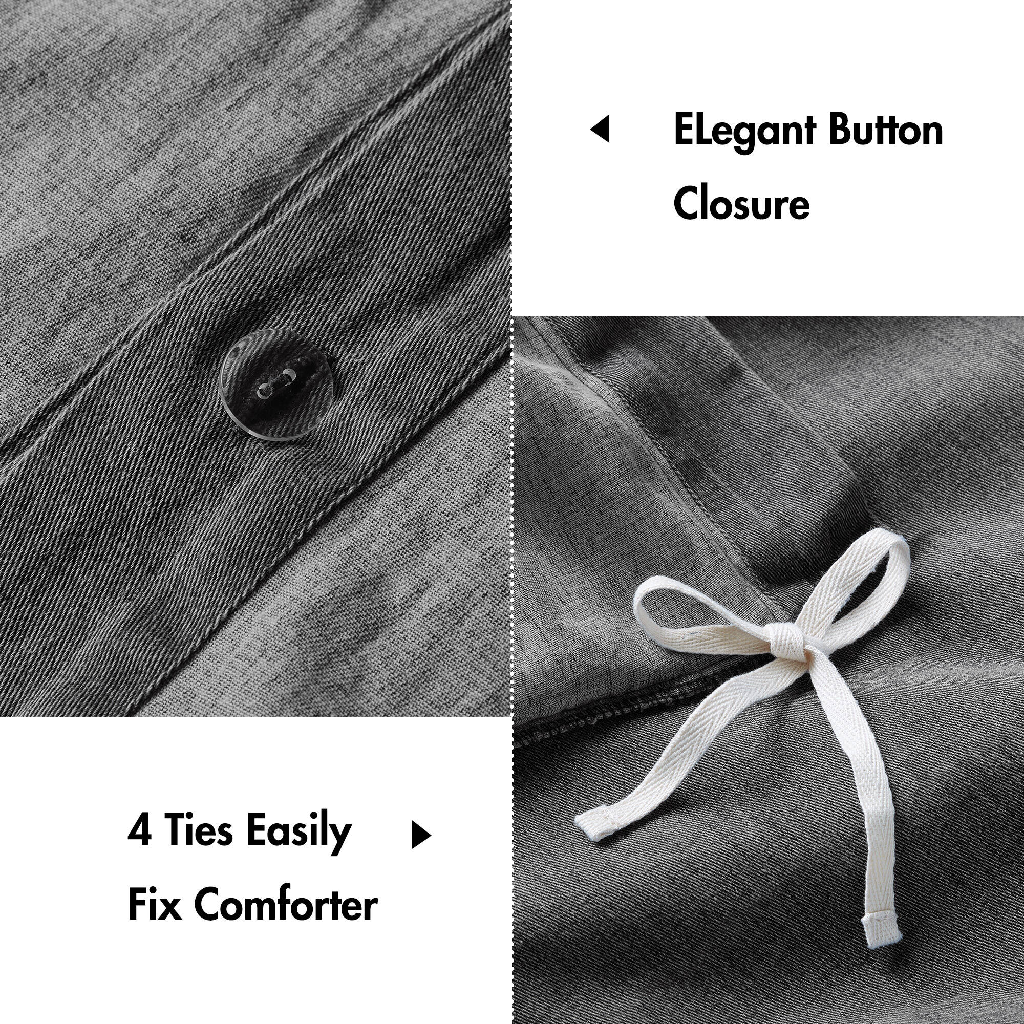 Mckenzie Cotton Twill Washed Duvet Set