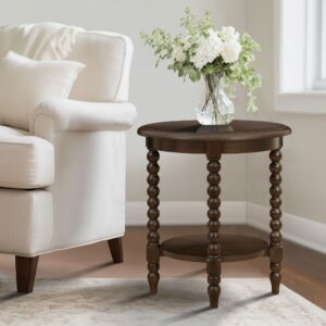 Philippe Round End Table with Shelf from Martha Stewart in  Brown. Philippe Round End Table with Shelf from Martha Stewart in  Brown. Philippe Round End Table with Shelf from Martha Stewart in  Brown. Philippe Round End Table with Shelf from Martha Stewart in  Brown. Philippe Round End Table with Shelf from Martha Stewart in  Brown.