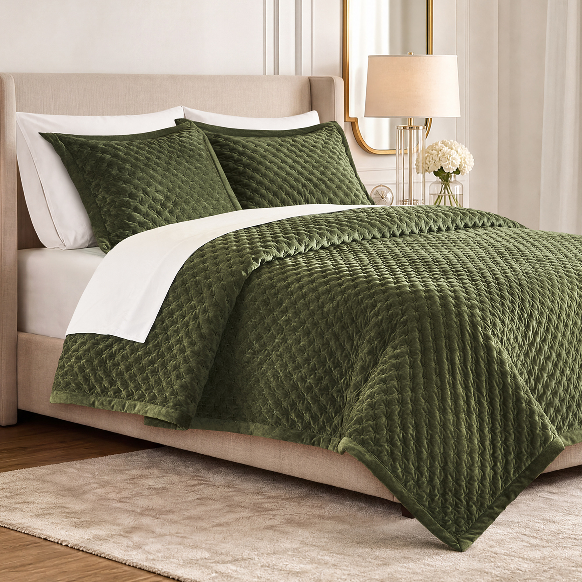 Charleston Velvet Coverlet Mini Set