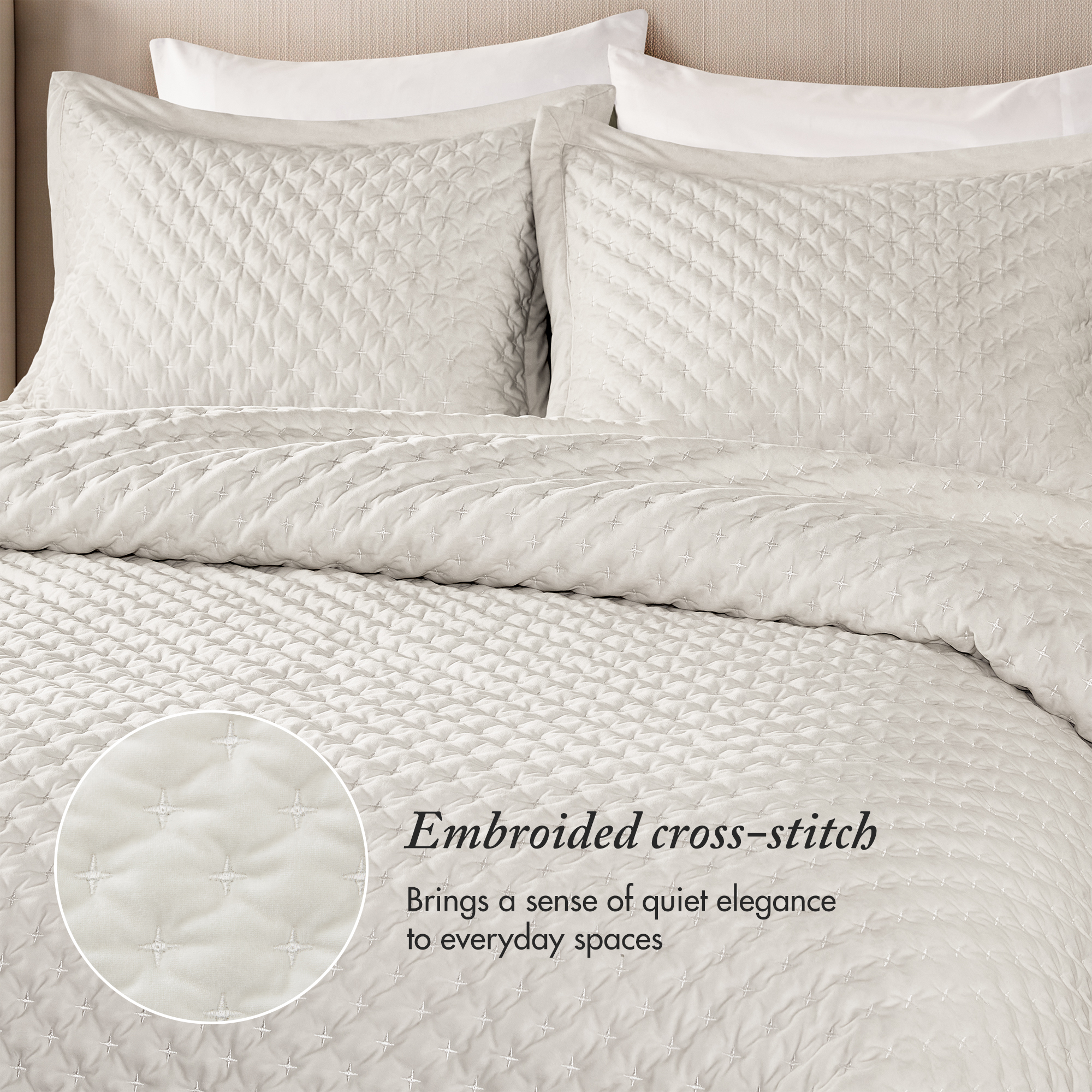 Charleston Velvet Coverlet Mini Set